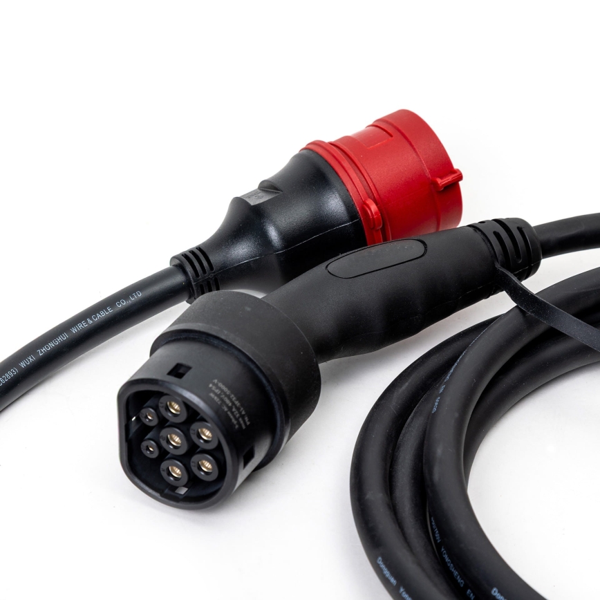 Laddstation för elbilar typ 2 5 m 11kW 16A IP54 Tuya