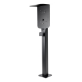 Laddstationsställ för elbilar 130 cm