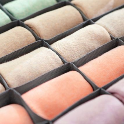 Lådinredning för underkläder GRANT, grå