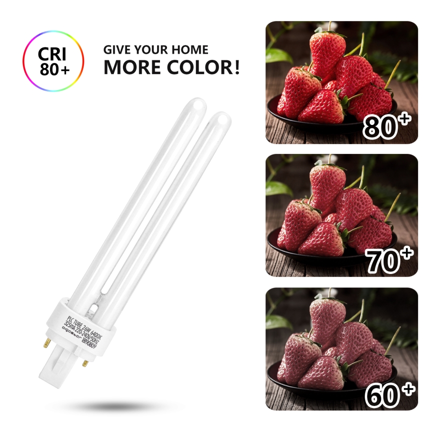 Lågenergilampa G24d-3/26W/230V 6500K - Brilagi