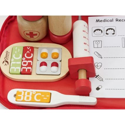 Läkarväska med tillbehör