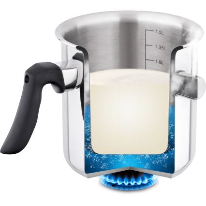 Lamart - Mjölkkanna 1,5 l rostfritt stål