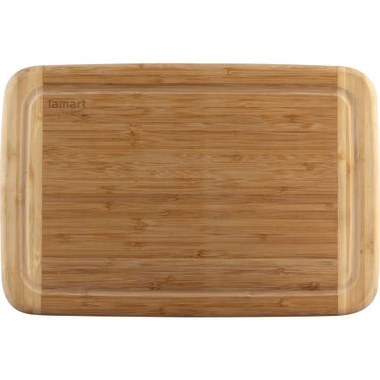 Lamart - Skärbräda för kök 40x26 cm Bambu