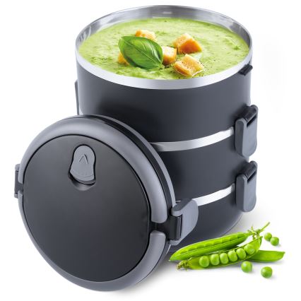 Lamart - Termosmatlåda 1,8 l svart