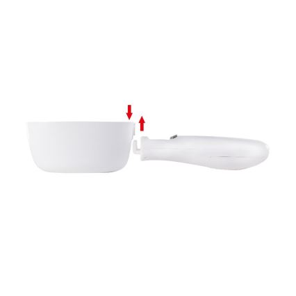 Lamart - Vågsked med LCD-display 2xAAA vit