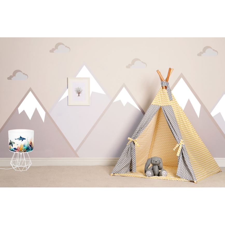 Lampa för barn OCEAN 1xE27/60W/230V