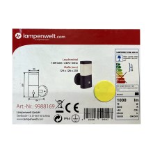 Lampenwelt - LED belysning med sensor för utomhusbruk LED/10W/230V IP44
