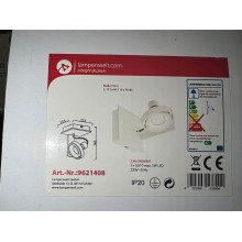 Lampenwelt - LED väggbelysning 1xGU10/5W/230V