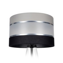 Lampskärm CORAL för golvlampa svart/grå/krom