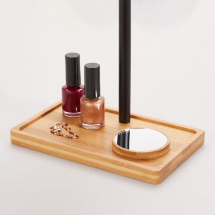 Lanaform - Dimbar sminkspegel med LED-belysning, 5V USB, bambu