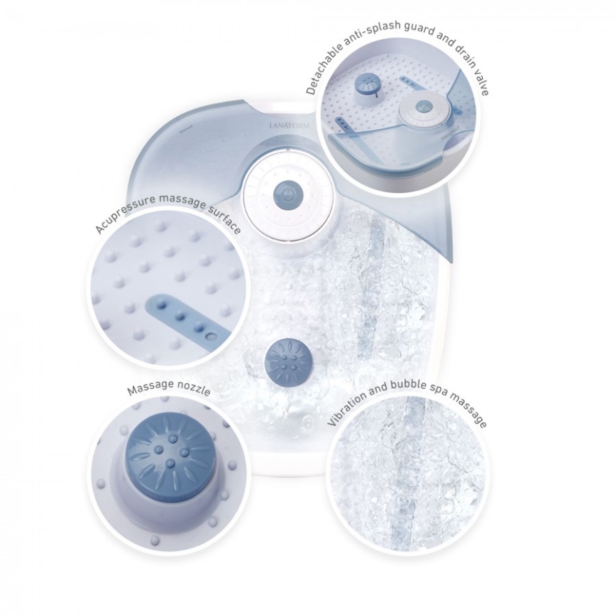 Lanaform - Fotspa med massage 60W/230V