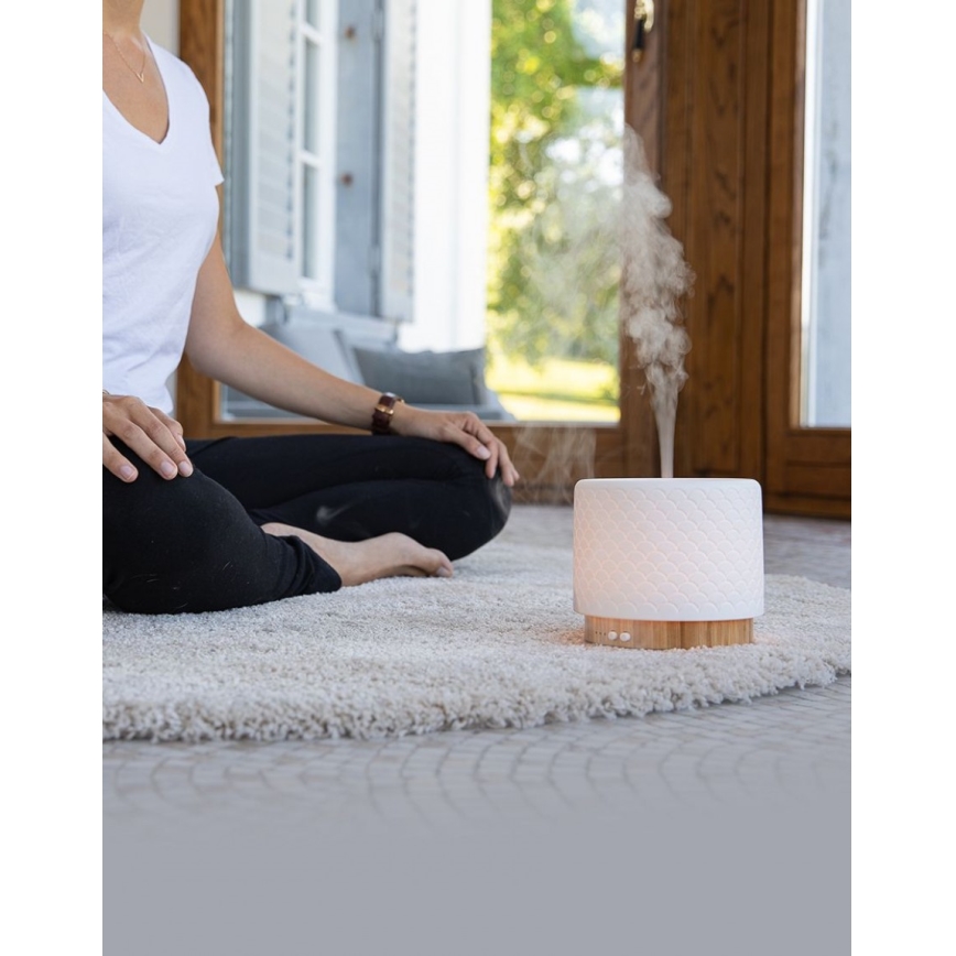 Lanaform - LED-ultraljuds aromadiffusor 5V 280 ml USB