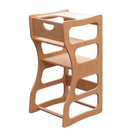 Lärplattform för barn TWINN 83x45 cm, brun