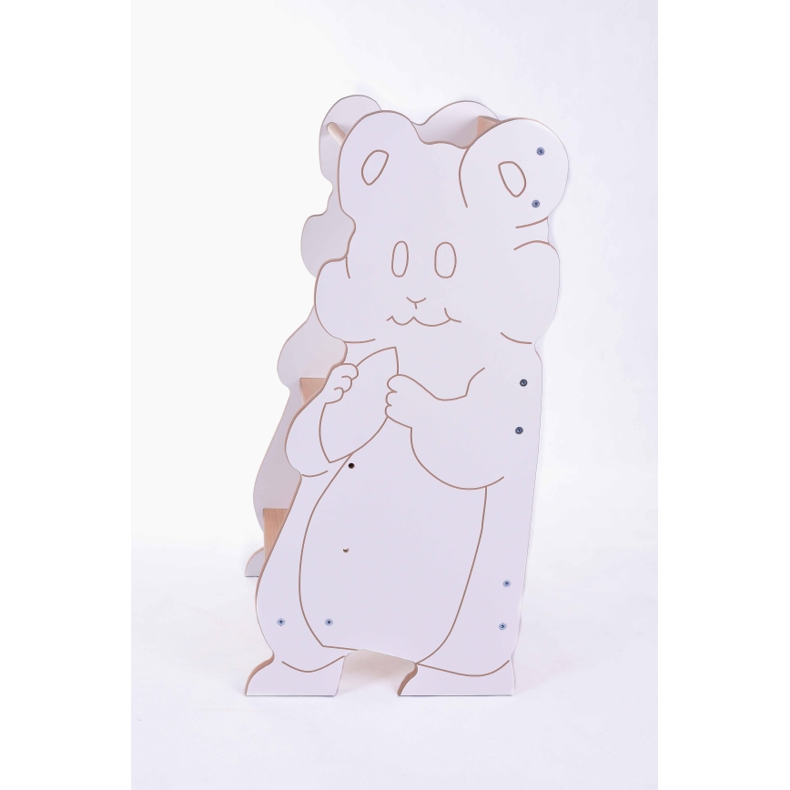 Lärplattform HAMSTER vit/lönn