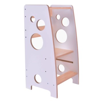 Lärplattform LINDA vit/lönn