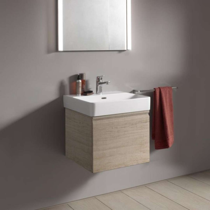 LAUFEN H4833720964791 - Badrumsskåp för tvättställ PRO 57 cm i ek