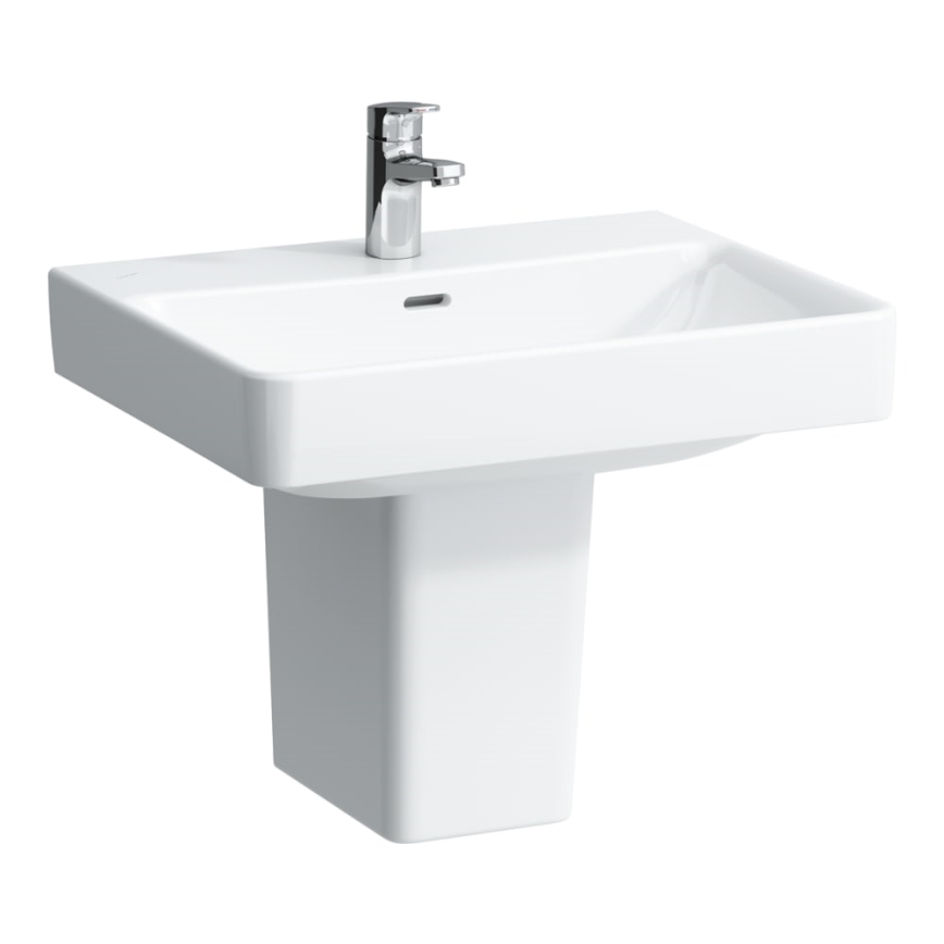 LAUFEN H8109630001091 - Tvättställ för bänkskiva/väggmontering PRO 60x46,5 cm keramik/vit