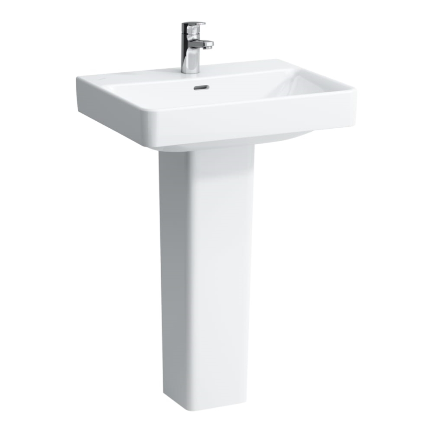 LAUFEN H8109630001091 - Tvättställ för bänkskiva/väggmontering PRO 60x46,5 cm keramik/vit