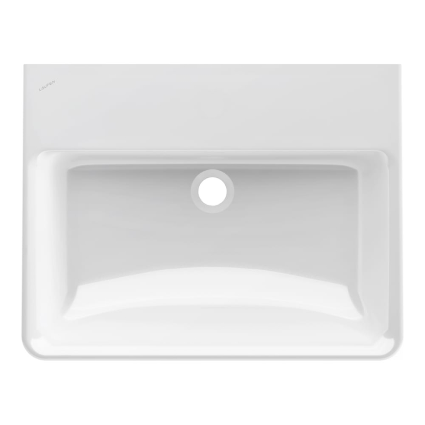 LAUFEN H8109630001091 - Tvättställ för bänkskiva/väggmontering PRO 60x46,5 cm keramik/vit