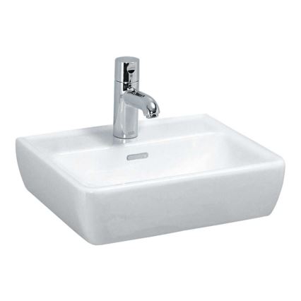 LAUFEN H8119510001041 - Tvättställ för bänkskiva/väggmonterat PRO 45x34 cm keramik/vit