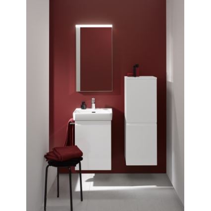 LAUFEN H8159610001041 - PRO tvättställ för bänkskiva/väggmontering 45x34 cm keramik/vit