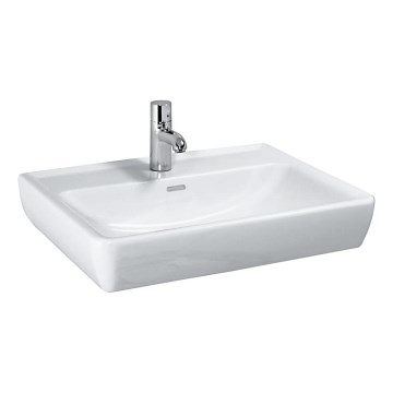 LAUFEN H8189510001041 - Tvättställ för bänkskiva/väggmontering PRO 55x48 cm keramik/vit