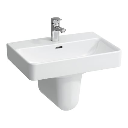 LAUFEN H8189580001041 - Tvättställ för bänkskiva/väggmontering PRO 55x38 cm keramik/vit