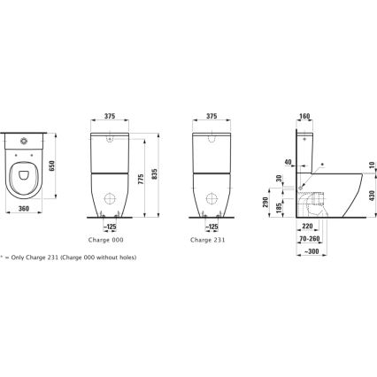 LAUFEN H8259624000001 - WC-skål PRO keramik/vit