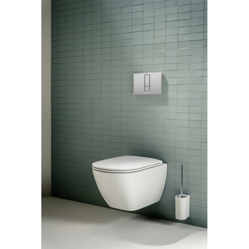 LAUFEN H8660800000001 - Vägghängd WC-stol LUA i keramik/vit + SoftClose-toalettsits LUA i duroplast/vit