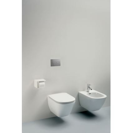 LAUFEN H8660800000001 - Vägghängd WC-stol LUA i keramik/vit + SoftClose-toalettsits LUA i duroplast/vit
