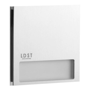 LDST AL-01-SS-BZ5 - LED-trappbelysning ALEX 5xLED/1,2W/230V matt krom 6500K