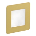 LDST DI-01-SZ-BC9 - LED trappbelysning DIANA 9xLED/1,2W/230V guld 3500K