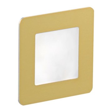LDST DI-01-SZ-BC9 - LED trappbelysning DIANA 9xLED/1,2W/230V guld 3500K