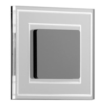 LDST KE-01-CB-BZ8 - LED-trappbelysning KELLY 8xLED/1,2W/230V blank svart 6500K