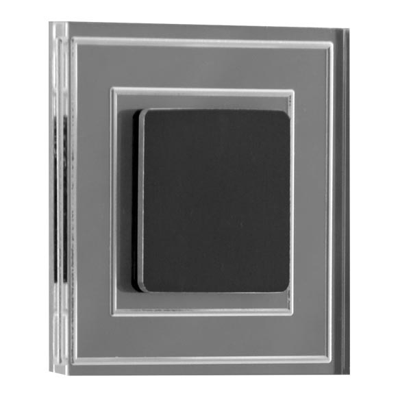 LDST KE-01-SC-BC8 - LED Trappljus KELLY 8xLED/1,2W/230V matt svart