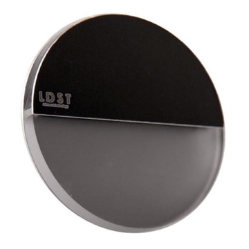 LDST RO-01-CB-BZ4 - LED Trappljus ROBIN 4xLED/1,2W/230V glansig svart
