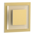 LDST SU-01-SZ-BC8 - LED Trappljus SUNNY 8xLED/1,2W/230V guld 3500K
