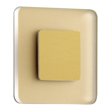 LDST SW-01-SZ-BC8 - LED Trappljus SWIFT 8xLED/1,2W/230V guld 3500K