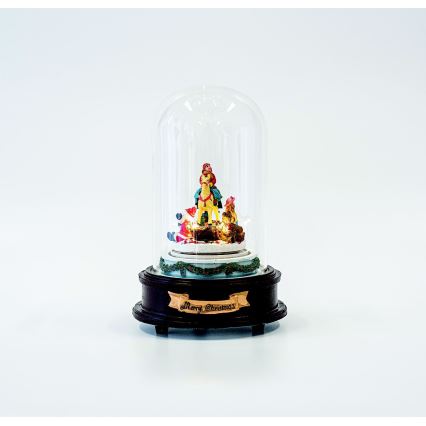 LED Animated Juldekoration med music 8xLED/3xAAA varm vit