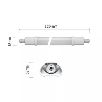 LED arbetsbelysning LED/37W/230V IP65 4000K