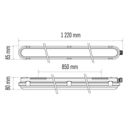 LED arbetslampa  LED/36W/230V IP66 4000K