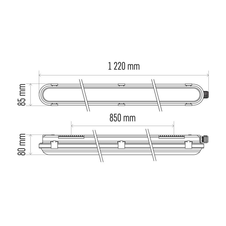 LED arbetslampa  LED/36W/230V IP66 4000K