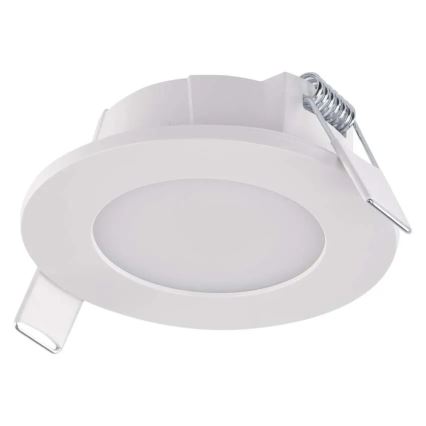 LED Badrumsinfälld taklampa LORI LED/4,5W/230V IP65 2700/4000K Ø 8,5 cm vit
