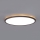 LED Badrumslampa med rörelse- och skymningssensor NIVERA LED/24W/230V IP54 3000/4000/6000K Ø 30 cm svart + fjärrkontroll