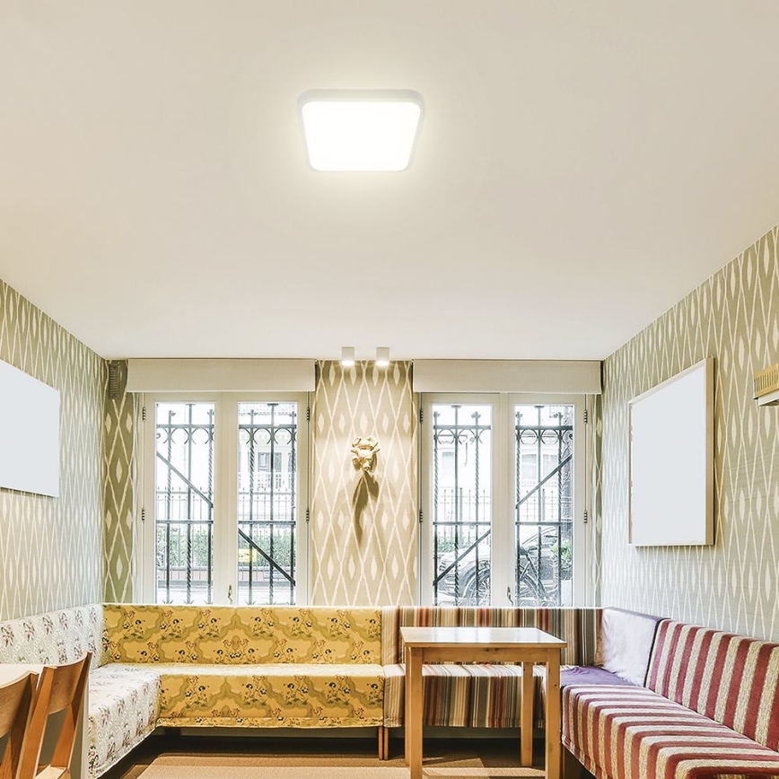 LED Badrumsplafond SAMSUNG CHIP LED/24W/230V IP44 6500K 29x29 cm vit