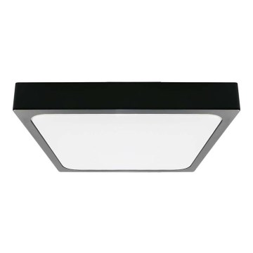LED Badrumsplafond LED/30W/230V 3000K IP44 42x42 cm svart