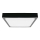 LED Badrumsplafond LED/30W/230V 3000K IP44 42x42 cm svart