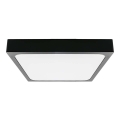 LED Badrumsplafond LED/30W/230V 6500K IP44 42x42 cm svart