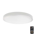 LED Badrumsplafond med sensor SAMSUNG CHIP LED/18W/230V IP44 4000K Ø 29 cm vit + fjärrkontroll