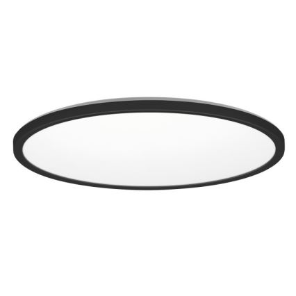LED Badrumstaklampa NIVERA LED/32W/230V IP54 3000/4000/6000K Ø 42 cm svart